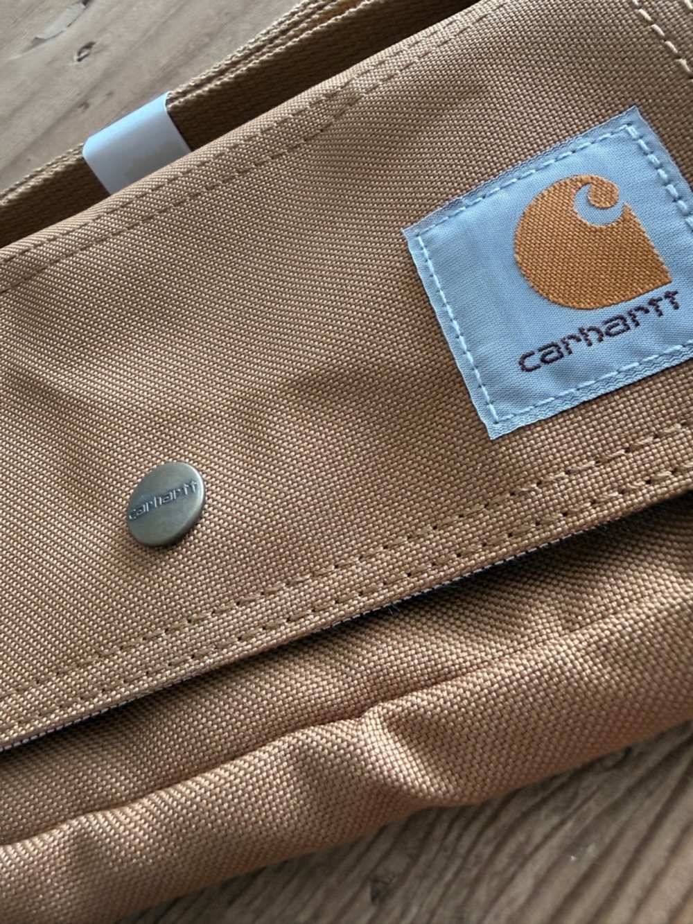 Carhartt Brown Essential Crossbody Pouch - Picture 2 of 7